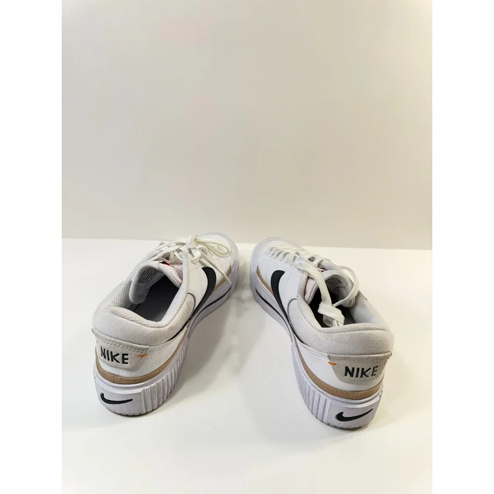Nike Womens Court Legacy Lift White Black US 9